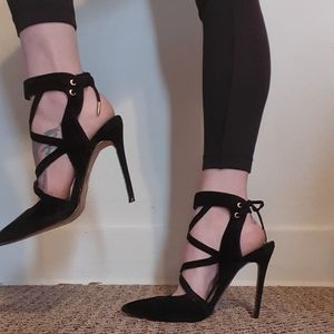 windsor velvet heels